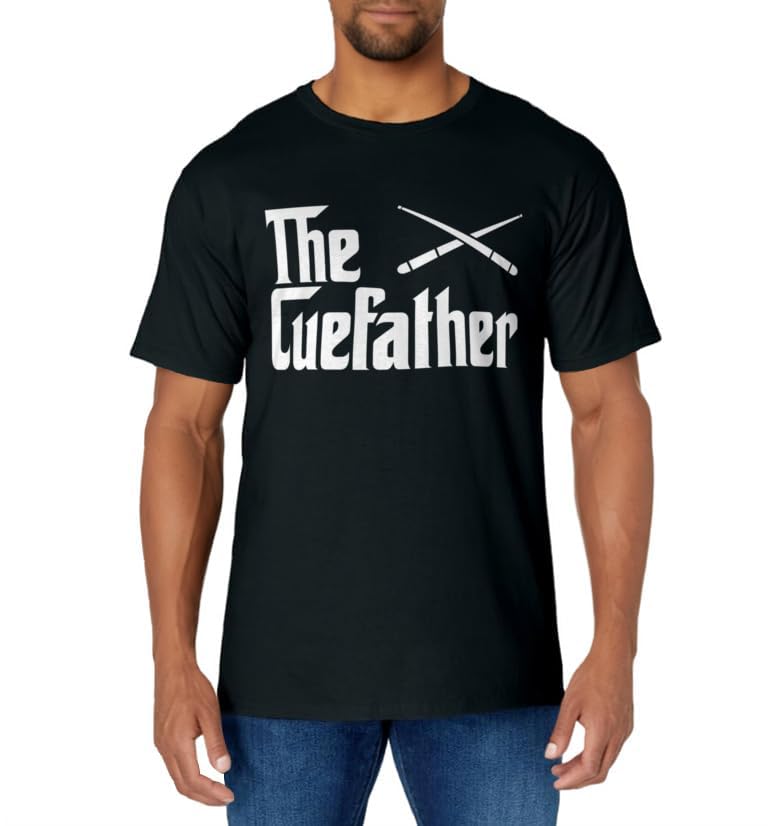 The Cue Father Funny Pool Billiards Player T-Shirt Gift