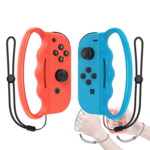 FYOUNG Fitness Boxing Hand Grip Compatible with Switch/Switch OLED Joy Con Controller, Handle Grip Compatible with Switch Fitness Boxing Games