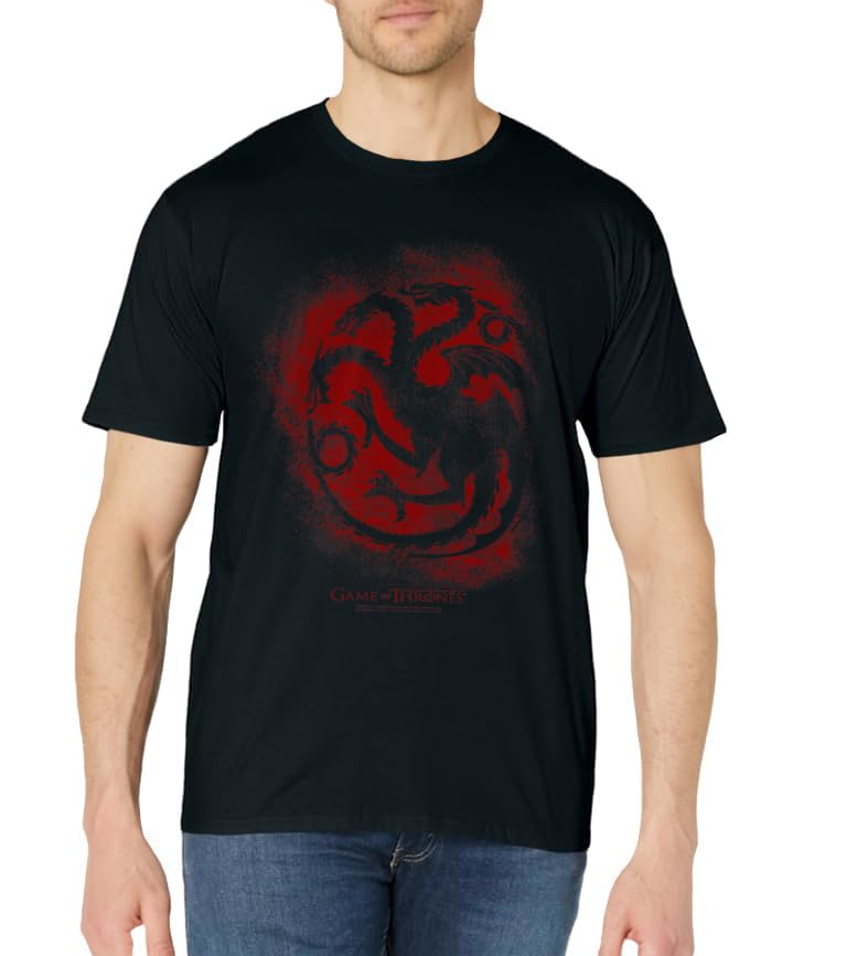 Game of Thrones Targaryen Sprayed Outline Sigil T-Shirt