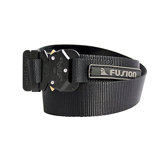 Fusion Tactical Military Police Trouser Belt Black Large 38-43'/1.5' Wide,TB-C-8131-23