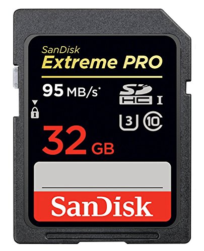 SanDisk Extreme PRO 32GB up to 95MB/s UHS-I/U3 SDHC Flash Memory Card - SDSDXPA-032G-X46