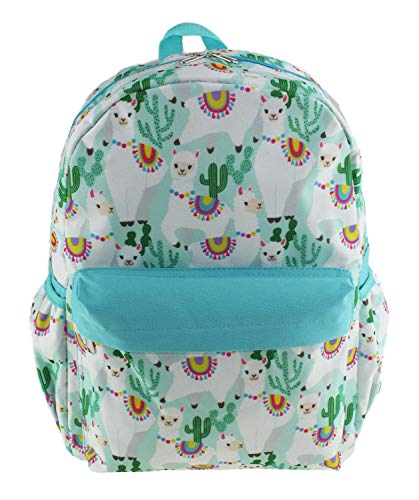 Arkadia Accessories - 16 inch All Over Print Deluxe Backpack With Laptop Compartment