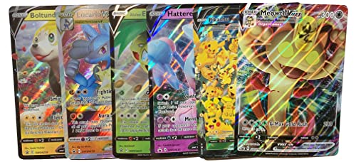 Pokemon - Random Jumbo Card Lot - x6 (Selection Varys) V - Vmax - Vstars - V Union