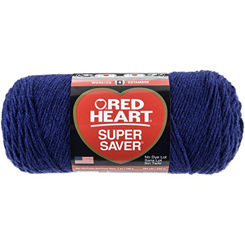 Red Heart Super Saver Yarn-Soft Navy3