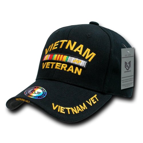 Rapiddominance The Legend Milit Cap, Vietnam Vet/Black