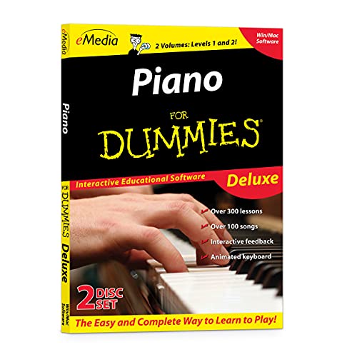 eMedia FD09105 Piano for Dummies Deluxe 2-CD ROM Set