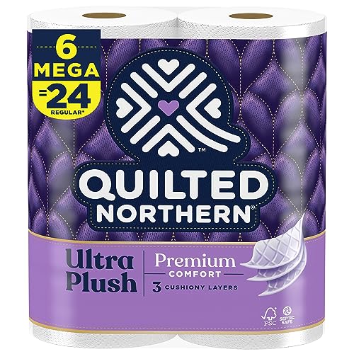 Quilted Northern Ultra Plush Toilet Paper (Pack of 1, 24 Count Total)