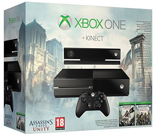 Refurbished Xbox One 500GB Console Kinect Assassin's Creed: Unity Bundle