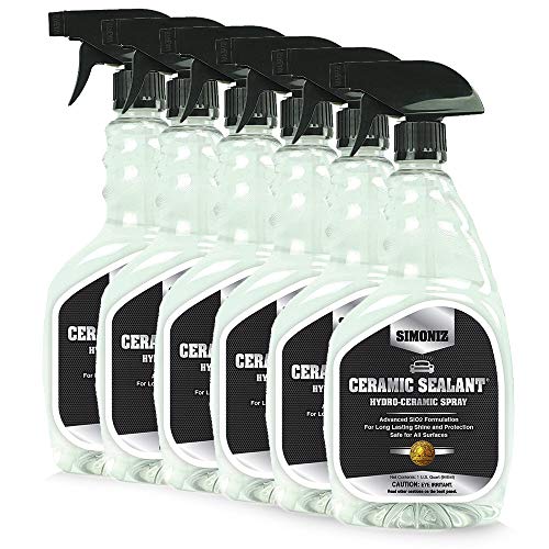 Simoniz R05220#6 Ready to Use Ceramic Sealant, 32-Ounce, Clear, 6-Pack