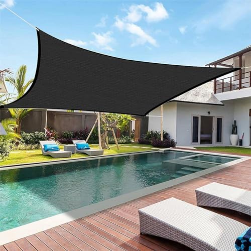 Heavy Duty Sun Shade, Fade&Tear&Rust Resistant Canopy Sunlight Blocks 79'x 79', Easy Install Breathable Sail, Rectangle Sunshade for Outdoor Patio Lawn Garden and Pool Del Dia Day Prime Today Deals