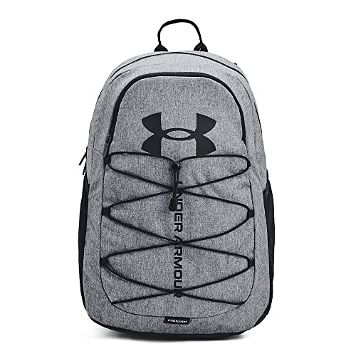 Under Armour Unisex Hustle Sport Backpack, Pitch Gray Medium Heather (012)/Black, One Size Fits All