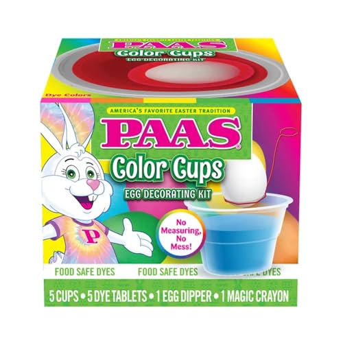 PAAS Color Cups Egg Decorating Kit - America's Favorite Easter Tradition