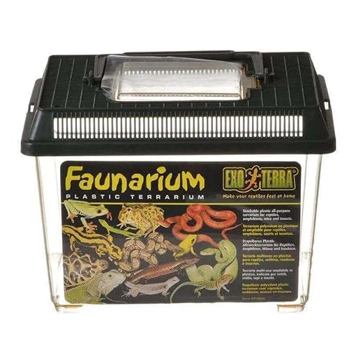 Exo Terra Faunarium, Plastic Reptile Terrarium, Small, PT2255