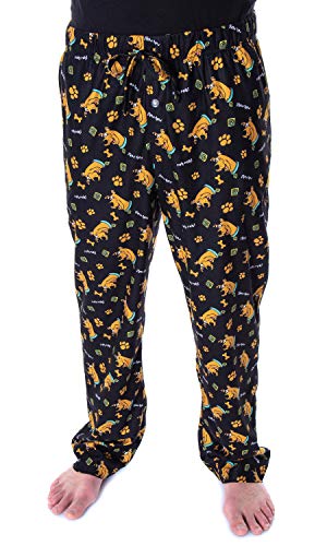 INTIMO Scooby Doo Men's Ruh-Roh! Scooby Character Adult Sleep Lounge Pajama Pants (X-Large)