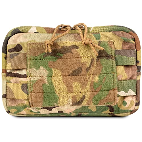 Blue Force Gear MOLLE Admin Pouch - Debris and Sand-Proof EDC Pouch, Durable USA-Made MOLLE Accessories - Multicam Camo- 1 x 8 x 5.5 Inches