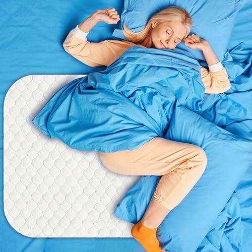 Epica Premium Ultra Plus Waterproof Sheet Protector Bed Pad, Under-pad, Quilted, Waterproof, and Washable, 34' x 52' for Children or Adults with Incontinence (1-Pack)