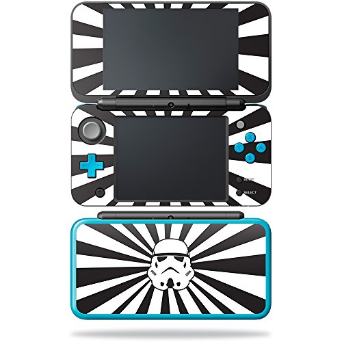 MightySkins Skin Compatible with Nintendo New 2DS XL - Star Rays | Protective, Durable, and Unique Vinyl Decal wrap Cover | Easy to Apply, Remove, and Change Styles | Made in The USA