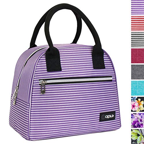 purple insulated lunch bags