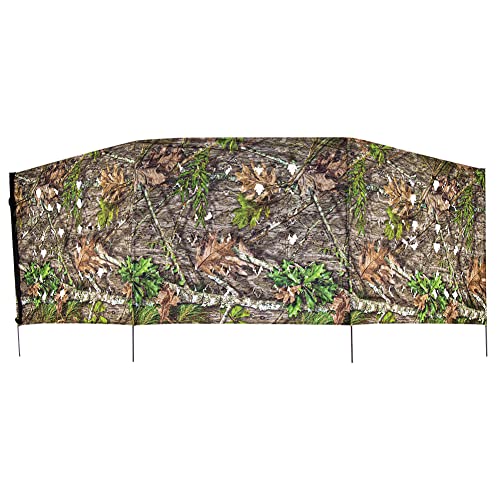Ameristep 4-Spur Ground 3D Leafy Die-Cut Camo Ultra-Compact Easy-Setup Three-Panel Low-Noise Run-and-Gun 2-Person Hunting Blind