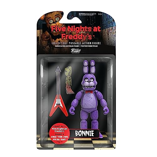 Funko 5' Articulated Action Figure: Five Nights at Freddy's (FNAF) - Bonnie The Rabbit - Collectible - Gift Idea - Official Merchandise - for Boys, Girls, Kids & Adults - Video Games Fans