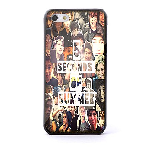 5 Second of Summer Cool Photo Collage for Iphone and Samsung Galaxy (iPhone 5c black)