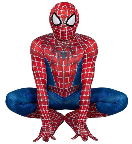 Superhero Costume 3D Jumpsuit Cosplay Costume S