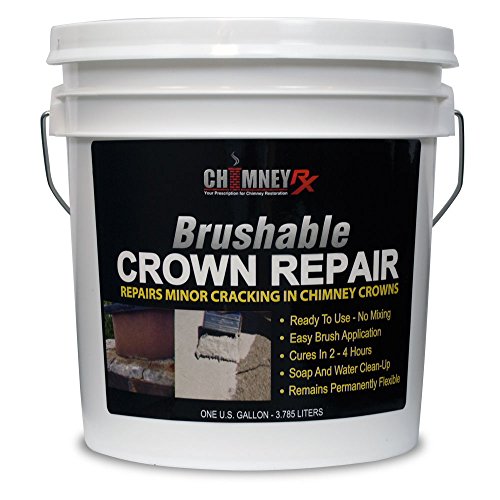 CHIMNEYRX Brushable Chimney Crown Repair, 1 Gallon