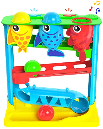 Move2Play, Feed The Fish, Interactive Baby Toy, 1 Year Old Birthday Gift For Boys & Girls, 9-12 Months, 6 7 8 9 10 12+ Months