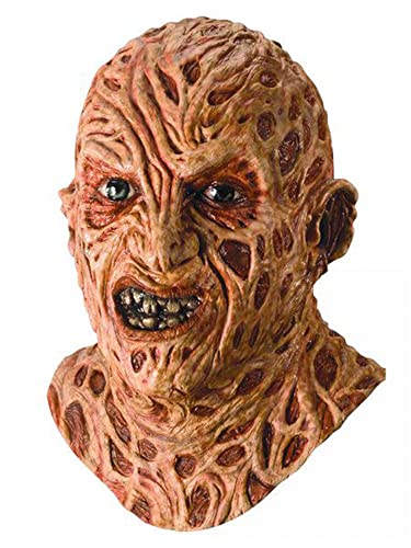 Rubie's mens Nightmare on Elm Street Super Deluxe Overhead Freddy Krueger Costume Mask, Red, One Size US
