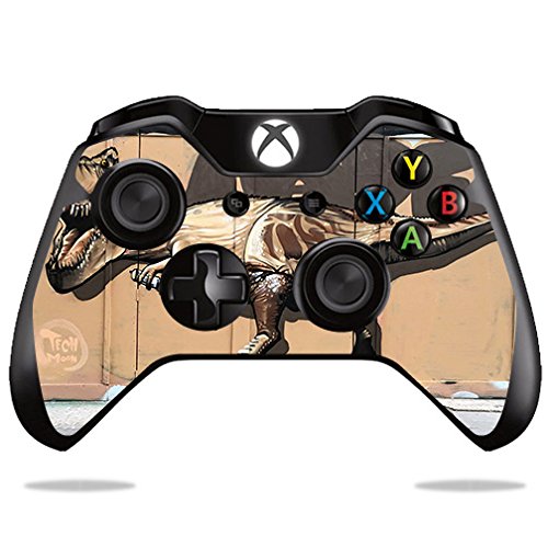 MightySkins Skin Compatible with Microsoft Xbox One or One S Controller - Street Dino | Protective, Durable, and Unique Vinyl wrap Cover | Easy to Apply, Remove, and Change Styles | Made in The USA