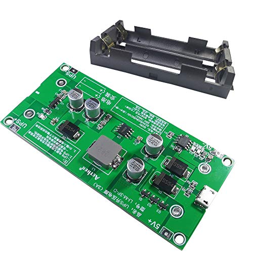 4 in 1 Board UPS for Raspberry pi 18650 Battery Charging 3.7V Step up to DC 5V 12V with Protection (5V 15W Output)