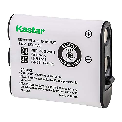 Kastar Battery Replacement For Panasonic HHR-P402 HHRP402