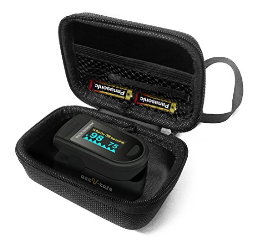 FitSand Hard Case Compatible for Acc U Rate CMS 500D Generation 2 Deluxe Fingertip Pulse Oximeter