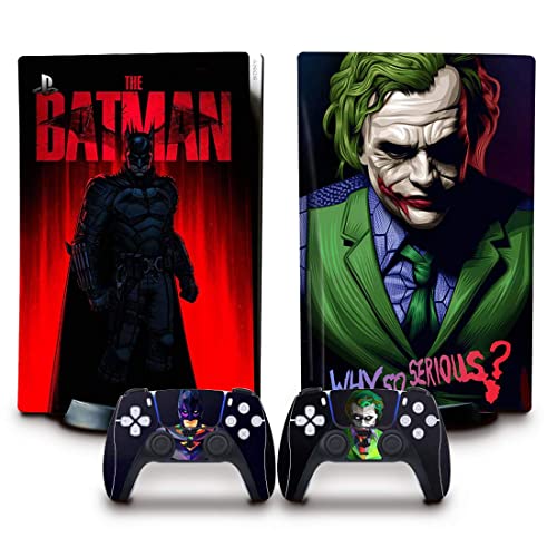 PEYANZ Ｐ.S.5 Skin for Console(Disk Edition) and Controllers Vinyl Sticker, Durable, Scratch Resistant, Bubble-Free