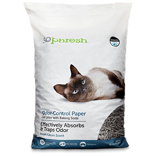 So Phresh Odor Control Paper Pellet Cat Litter, 25 lbs.