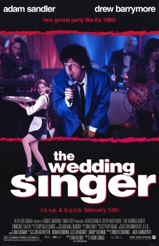 Pop Culture Graphics The Wedding Singer Poster Movie 11x17 Adam Sandler Drew Barrymore Christine Taylor Allen Covert