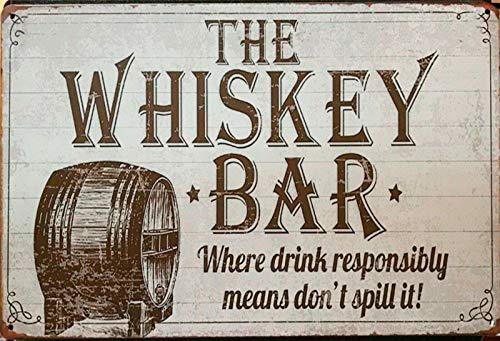 AMELIA SHARPE Vintage Retro tin Sign-Whiskey-Wall Decoration Poster Family bar Restaurant Garage Cafe Art Metal Sign Gift 12x8 inches