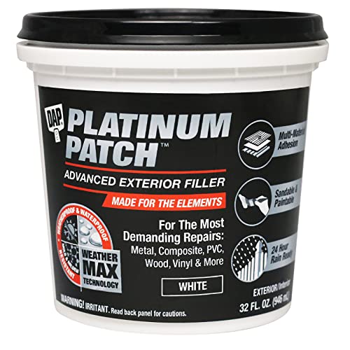 DAP 7079818787 Platinum Patch Advanced Qt Raw Building Material, White (Packaging May Vary)