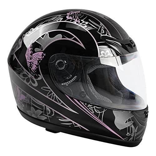 TCMT DOT Motorcycle Butterfly Flip Up Full Face Street Dirt Bike Adult Helmet ATV Motocross Motorcycle Helmet with Open Face Sun Shield