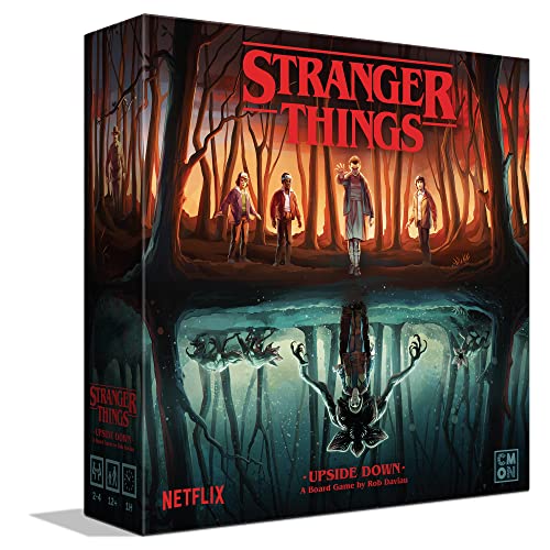 Stranger Things Upside Down Board Game | Strategy Game | Tabletop Miniatures Game | Cooperative Game for Kids and Adults | Ages 12+ | 2-4 Players | Average Playtime 60 Minutes | Made by CMON