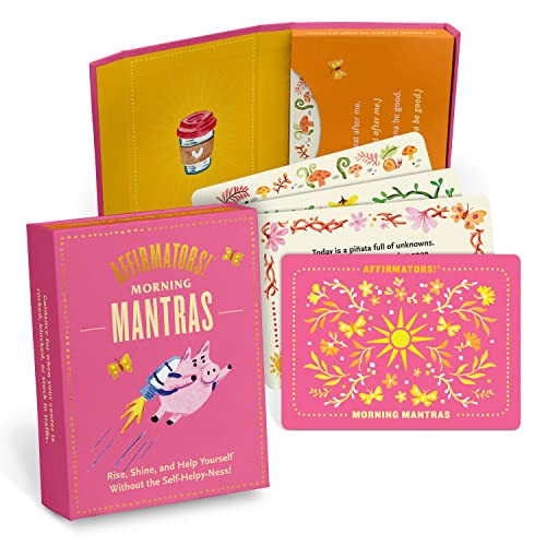 Affirmators! Mantras Morning - Day Affirmation Cards Deck, Daily Cards & Positive Affirmations (30 Cards Deck)