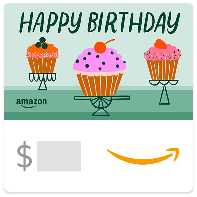 Amazon eGift Card - Happy Birthday Cupcake