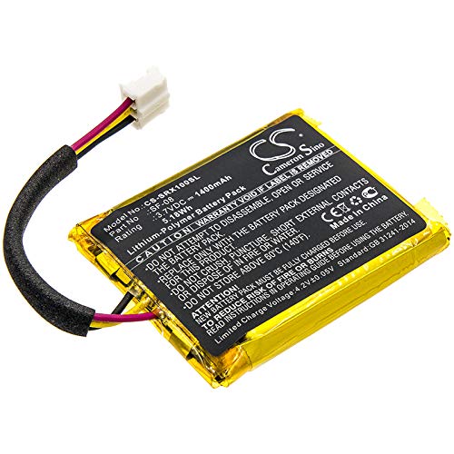 tengsintay CS Replacement Battery for Sony SRS-XB10, SRS-XB12, WH-L600 1-853-641-13, SF-08 1400mAh / 5.18Wh Lawn Mowers