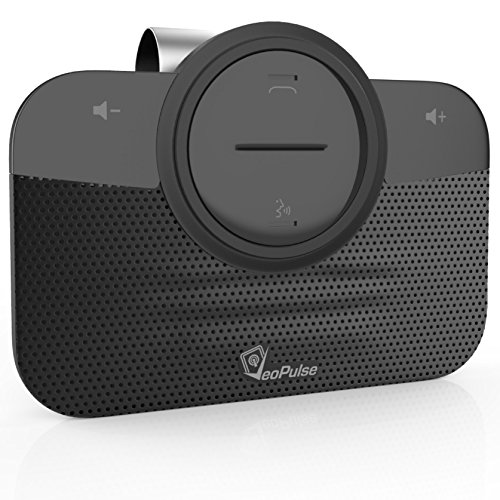 VeoPulse Car Speakerphone B-PRO 2 Hands-Free kit, 6W Hi-Fi Speakers, with Bluetooth Automatic multipoint Cellphone Connection