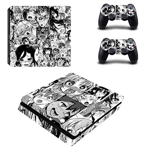 Vanknight Vinyl Decal Skin Stickers Cover Anime for PS4 Slim S Console Playstation 4 Controllers Anime Girl