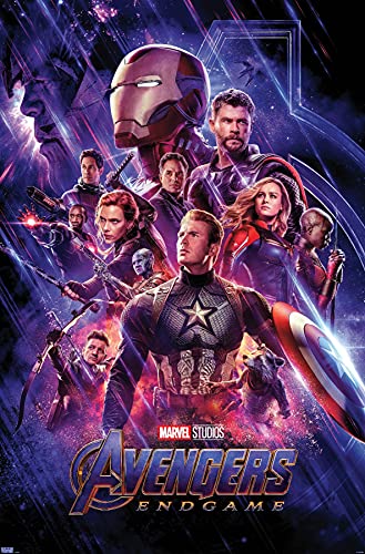 Trends International 24X36 Marvel: Avengers: Endgame - One Sheet Wall Poster, 24' x 36', Premium Unframed Version