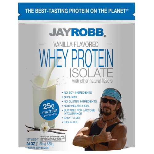 Jay Robb Whey Protein (Vanilla, 1.5 Pound)