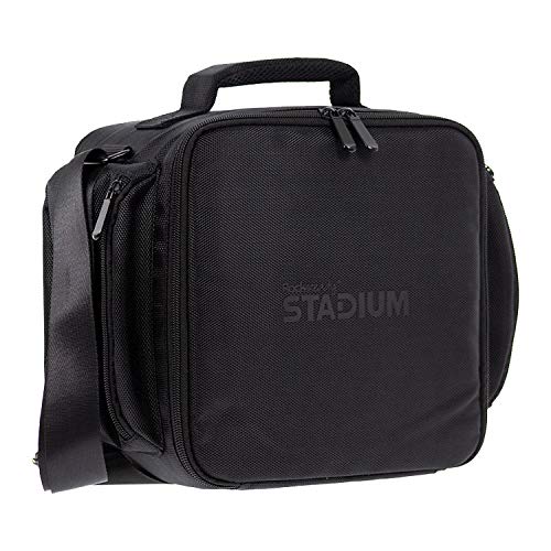 Rocksteady Stadium Carry Bag - Fits 4 Speakers or 2 Speakers + 1 Subwoofer - Black with Carry Handle & Shoulder Strap - Accessory Pockets