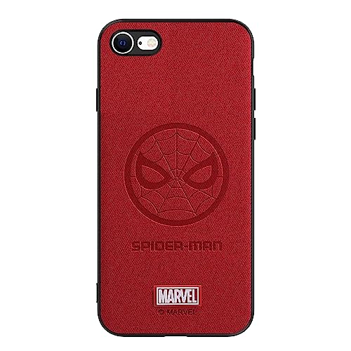 IRON SPIDER Case for iPhone SE 2020 & iPhone SE 2022, with Superhero Character Compatible iPhone 8 Leather Case Red