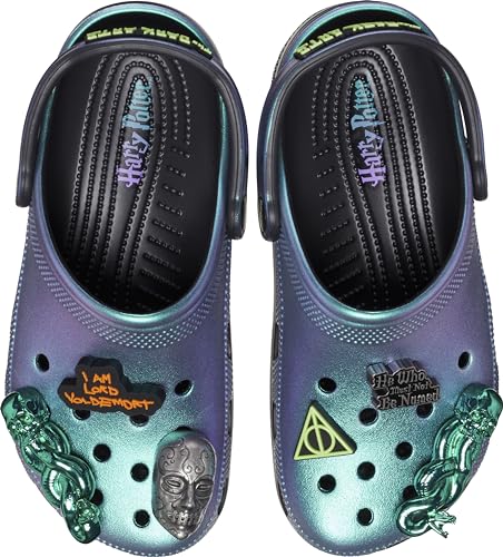 Crocs Unisex-Adult Classic Harry Potter Clogs, Black, 9 Women/7 Men